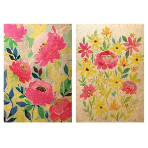 کارت پستال طرح گل کد CRA1 مجموعه 2 عددی