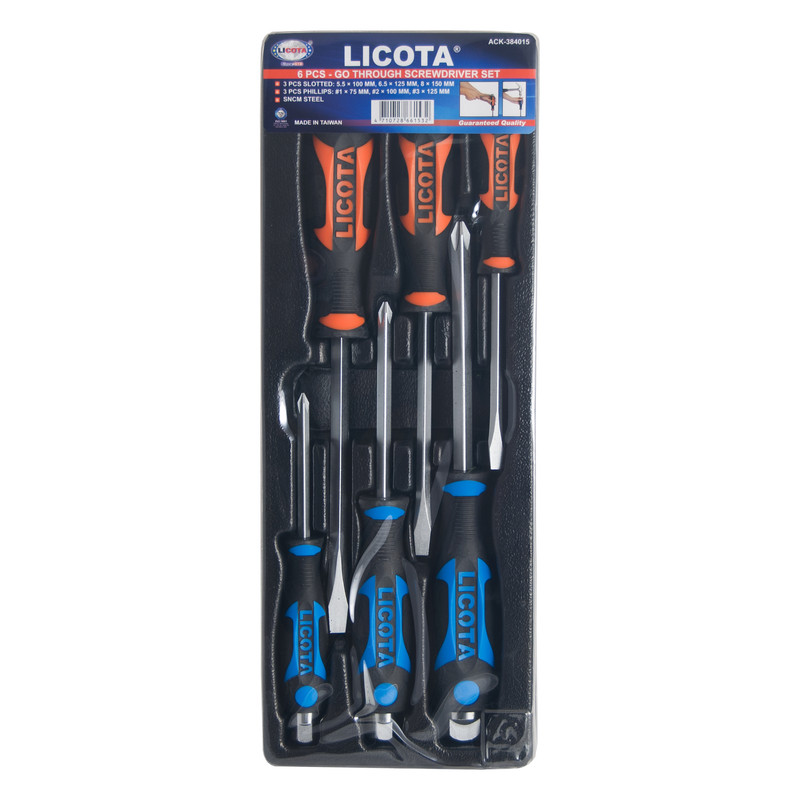 مجموعه 6 عددی پیچ گوشتی لیکوتا مدل ACK-384015