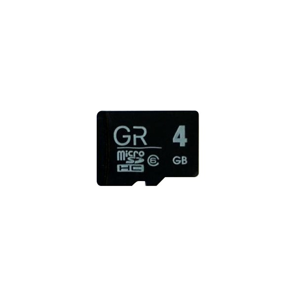 کارت حافظه microSDHC جی آر کلاس 6 استاندارد UHS-I U1 سرعت 6MBps ظرفیت 4 گیگابایت