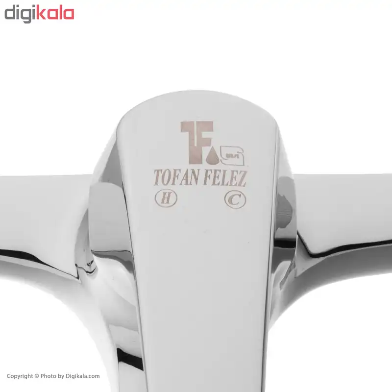 شیر حمام طوفان فلز مدل مهر دنا