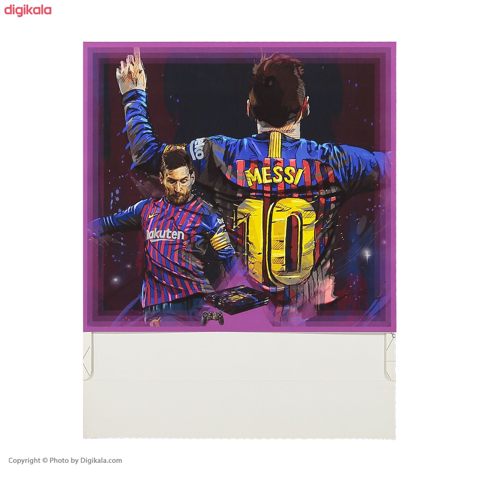 برچسب پلی استیشن 4 پرو پلی اینفینی مدل Lionel Messi به همراه برچسب دسته