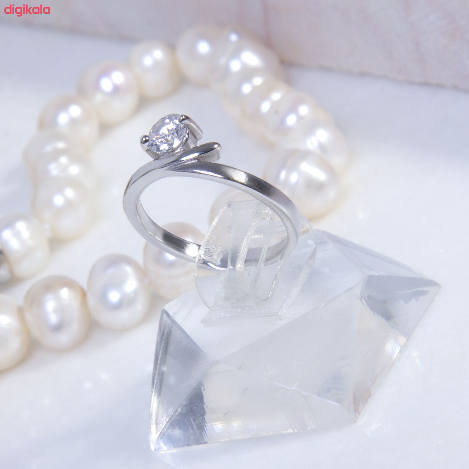 انگشتر نقره زنانه کد AWR_086 main 1 1