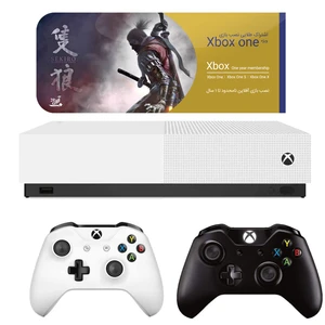 مجموعه کنسول بازی مایکروسافت مدل Xbox One S All Digital ظرفیت 1 ترابایت به همراه ۲۰ عدد بازی