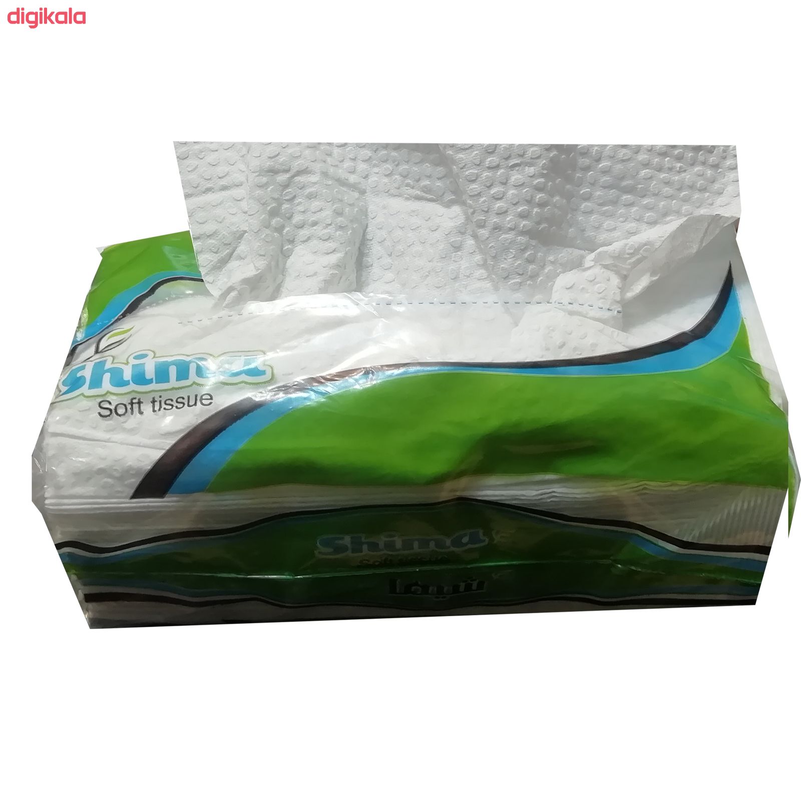 دستمال کاغذی 100 برگ شیما مدل WHITE main 1 1