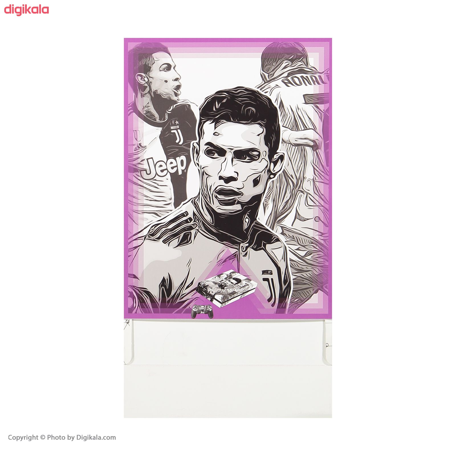 برچسب پلی استیشن 4 فت پلی اینفینی مدل Cristiano Ronaldo به همراه برچسب دسته