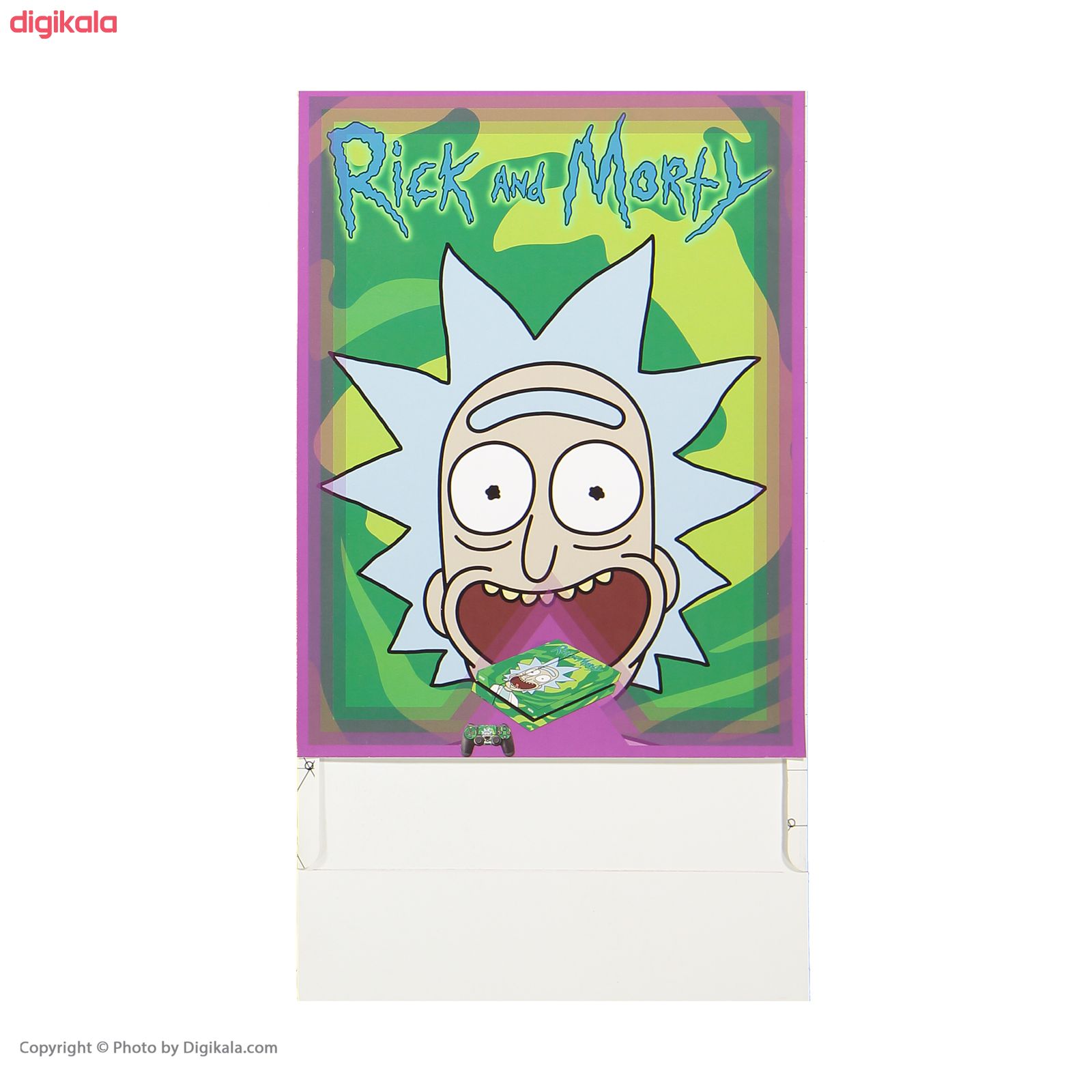 برچسب پلی استیشن 4 پلی اینفینی مدل Rick and Morty main 1 2