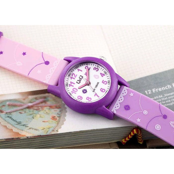 ساعت مچی عقربه ای دخترانه کیو اند کیو مدل VR99J006Y ساعت مچی عقربه ای دخترانه کیو اند کیو مدل VR99J006Y