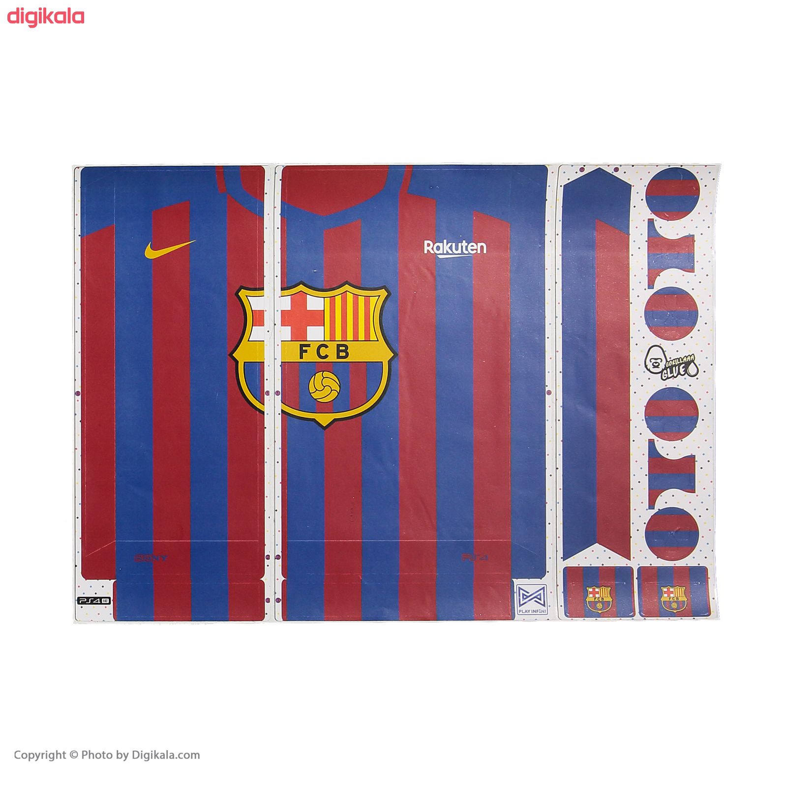 برچسب پلی استیشن 4 پلی اینفینی مدل FC Barcelona