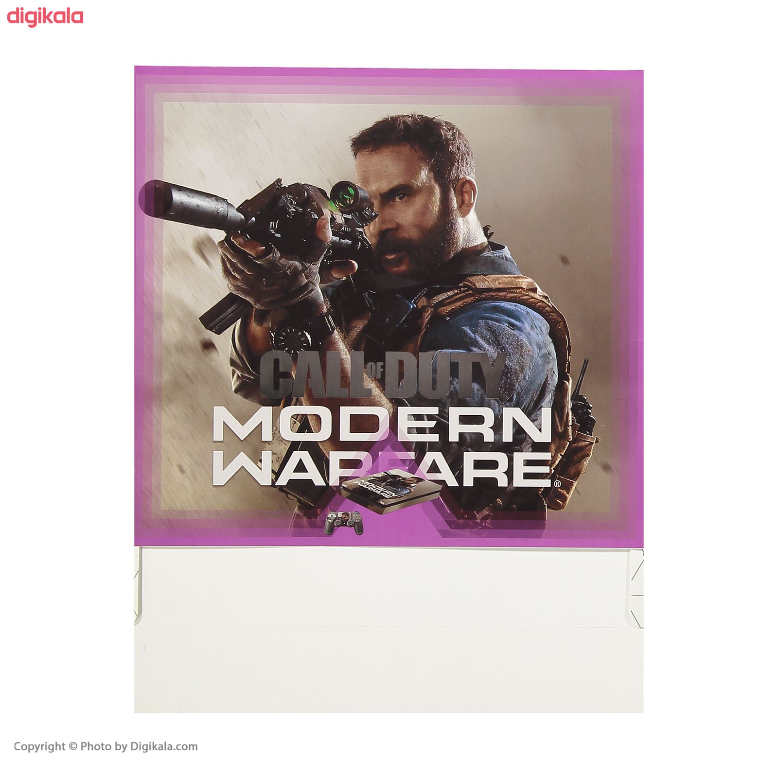 برچسب پلی استیشن 4 اسلیم پلی اینفینی مدل Call of Duty: Modern Warfare به همراه برچسب دسته main 1 2