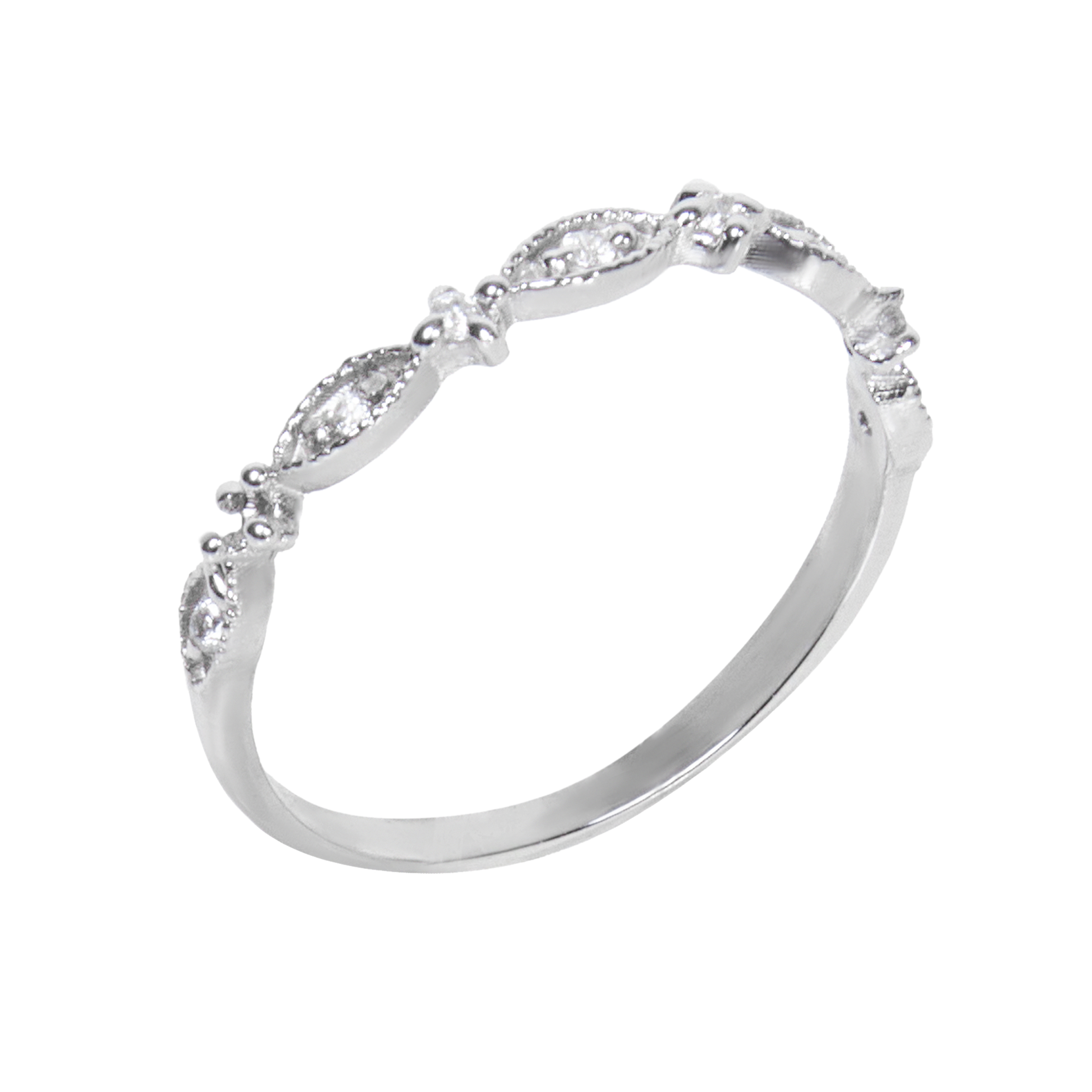 انگشتر نقره زنانه کد AWR_104