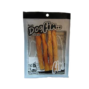 تشویقی سگ داگ فین مدل  Chicken Wrap Crunchy Stick بسته 4 عددی