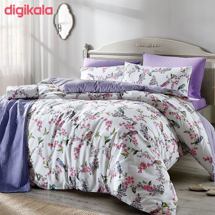 روکش لحاف انگلیش هوم مدل Sprig Birds دو نفره main 1 1