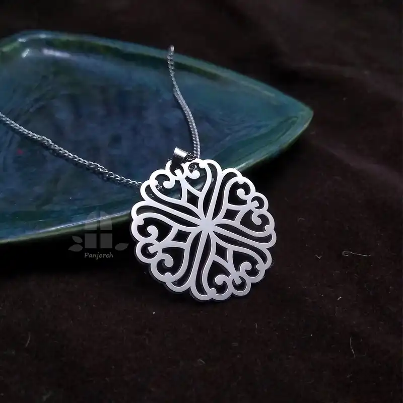 گردنبند نقره زنانه کد 8103