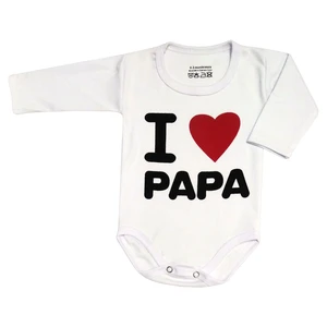 بادی نوزادی طرح I LOVE PAPA کد M160