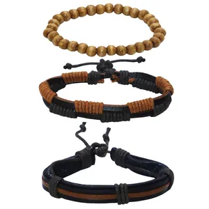 دستبند مردانه کد chf06 مجموعه 3 عددی