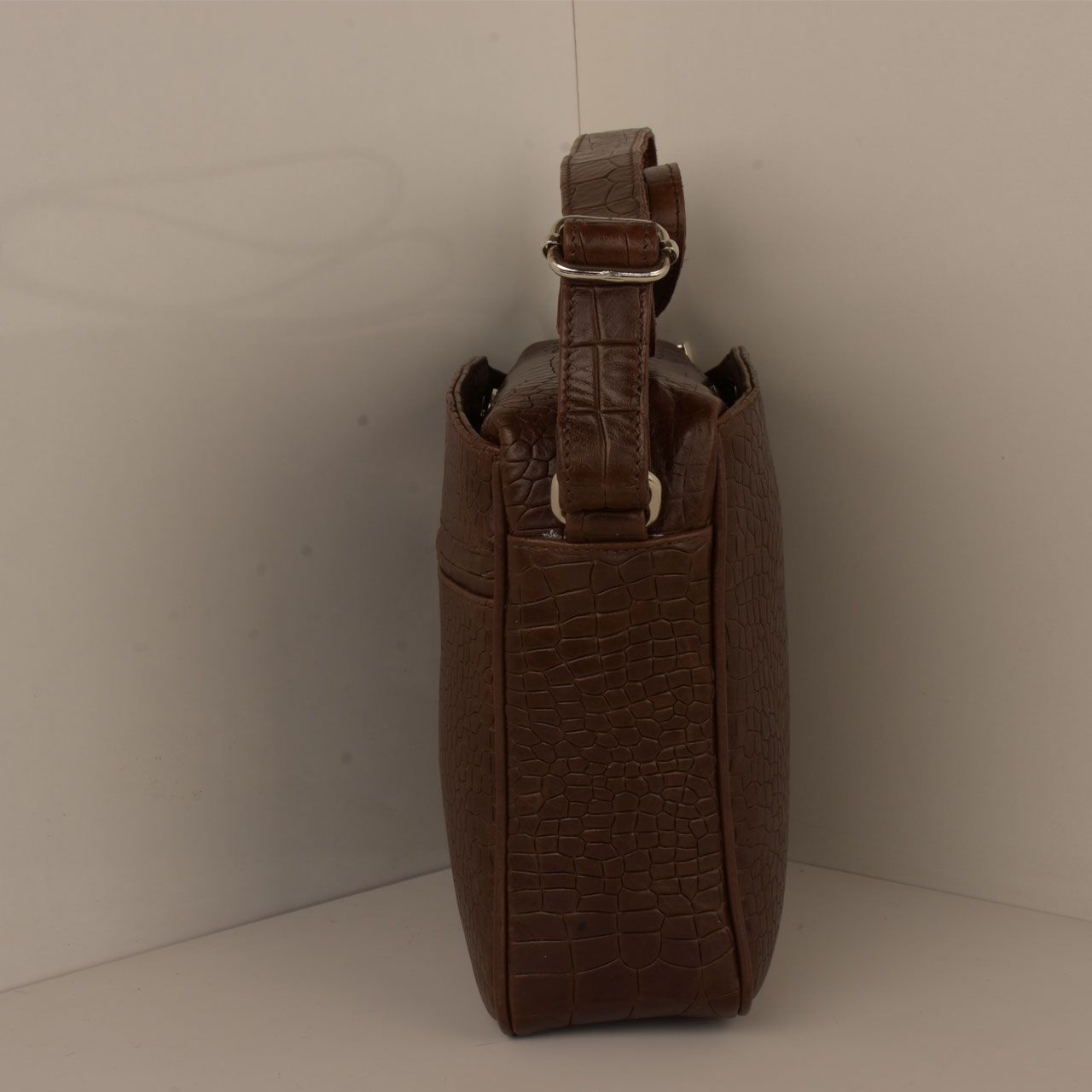  کیف دوشی زنانه پارینه چرم مدل V201-7 -  - 4