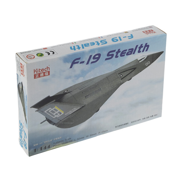 ساختنی کیتک طرح هواپیما جنگنده  مدل F-19 Stealth کد 3248