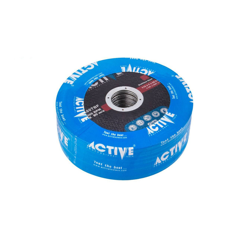 مجموعه 25 عددی صفحه سنگ برش استیل اکتیو تولز مدل AC51151 مجموعه 25 عددی صفحه سنگ برش استیل اکتیو تولز مدل AC51151