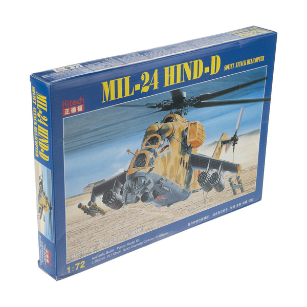 ساختنی کیتک طرح هلی کوپتر جنگنده مدل MIL-24 HIND-D کد 3028