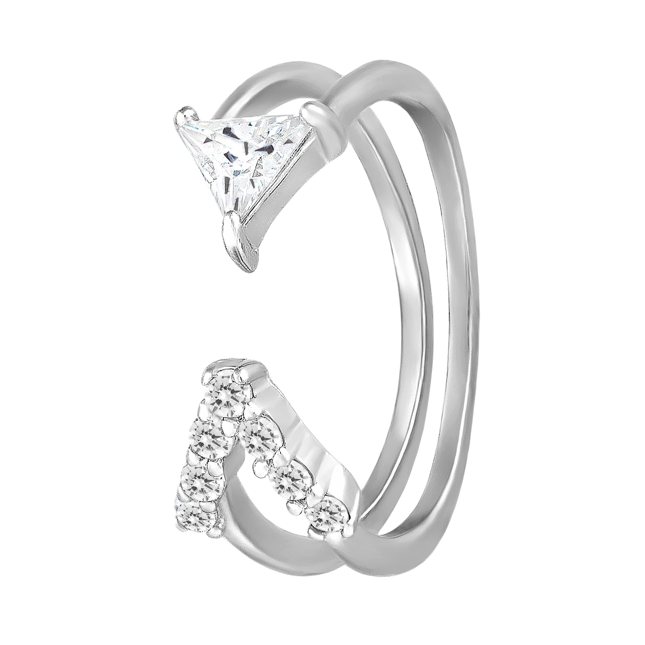 بندانگشتی نقره زنانه اقلیمه کد BN6