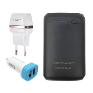 شارژر همراه کانفلون مدل Y1301 ظرفیت 7800 میلی آمپر ساعت به همراه شارژر دیواری و شارژر فندکی