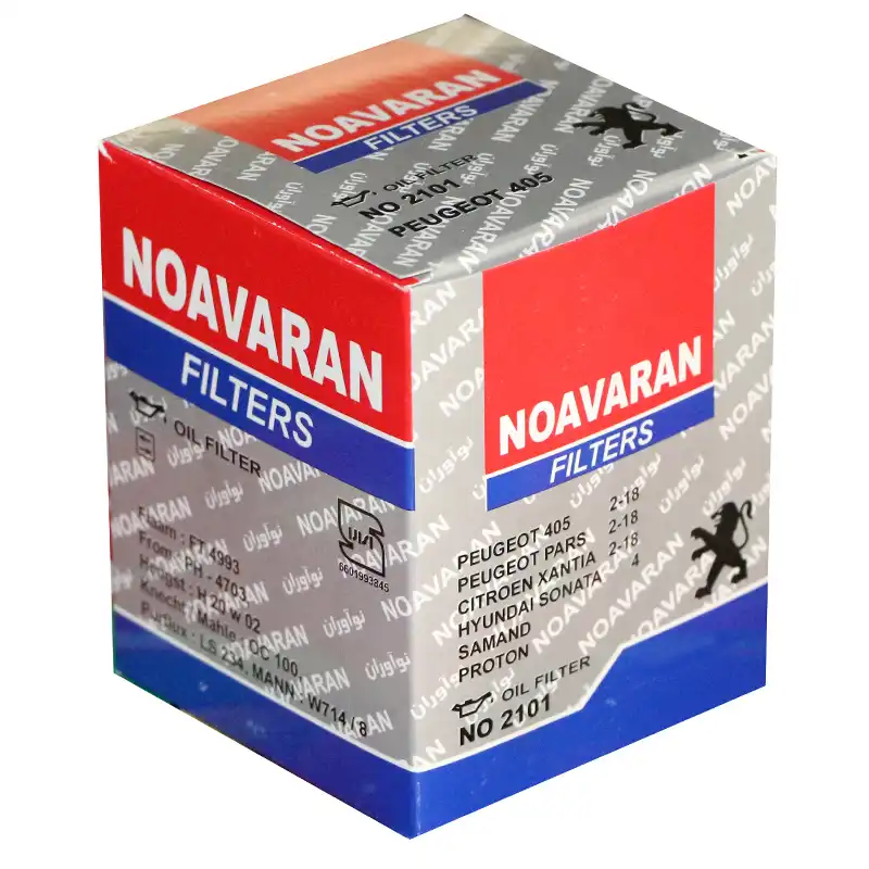 فیلتر روغن خودرو نوآوران فیلتر مدل P2101S مناسب برای سمند به همراه فیلتر هوا