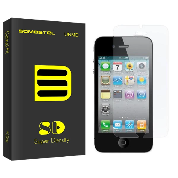 محافظ صفحه نمایش سوماستل مدل SD مناسب برای گوشی موبایل اپل iPhone 4