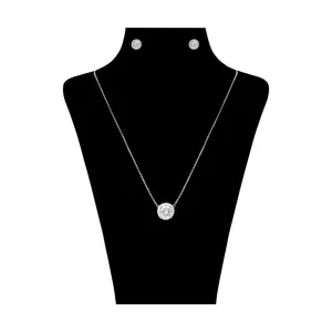 نیم ست زنانه کد GN6630 با سنگ سواروسکی