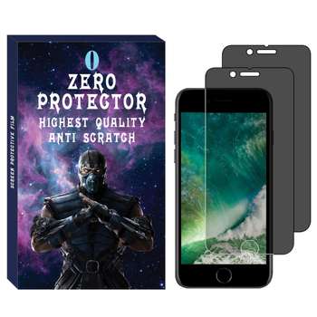 محافظ صفحه نمایش حریم شخصی زیرو مدل PRZ-01 مناسب برای گوشی موبایل اپل Iphone 8 Plus بسته 2 عددی