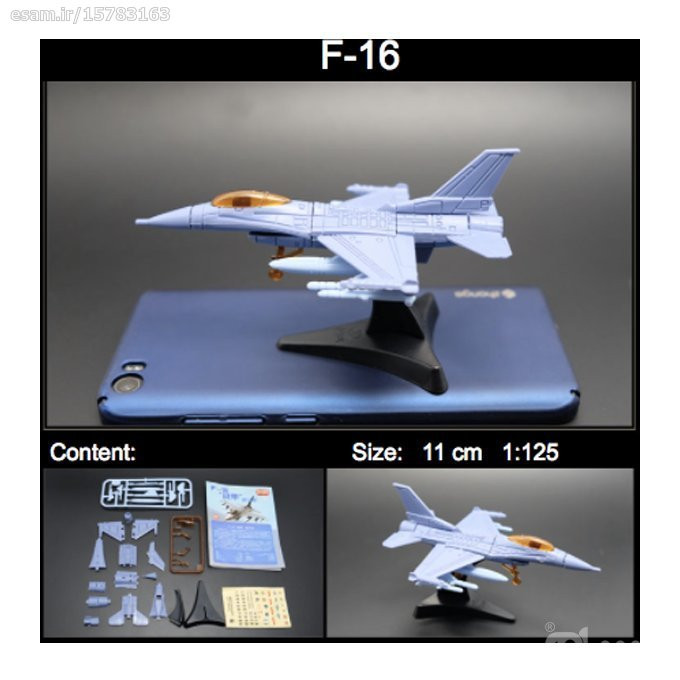 ساختنی طرح هواپیما جنگنده مدل F-16 کد 3803