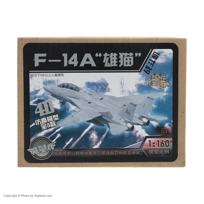 ساختنی طرح هواپیما جنگنده مدل F-14A کد 3581