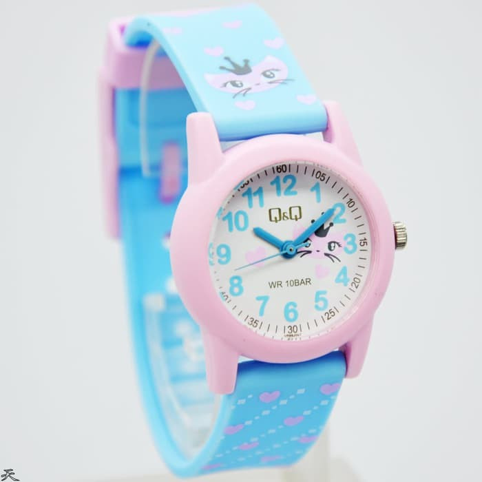 ساعت مچی عقربه ای دخترانه کیو اند کیو مدل VR99J007Y ساعت مچی عقربه ای دخترانه کیو اند کیو مدل VR99J007Y