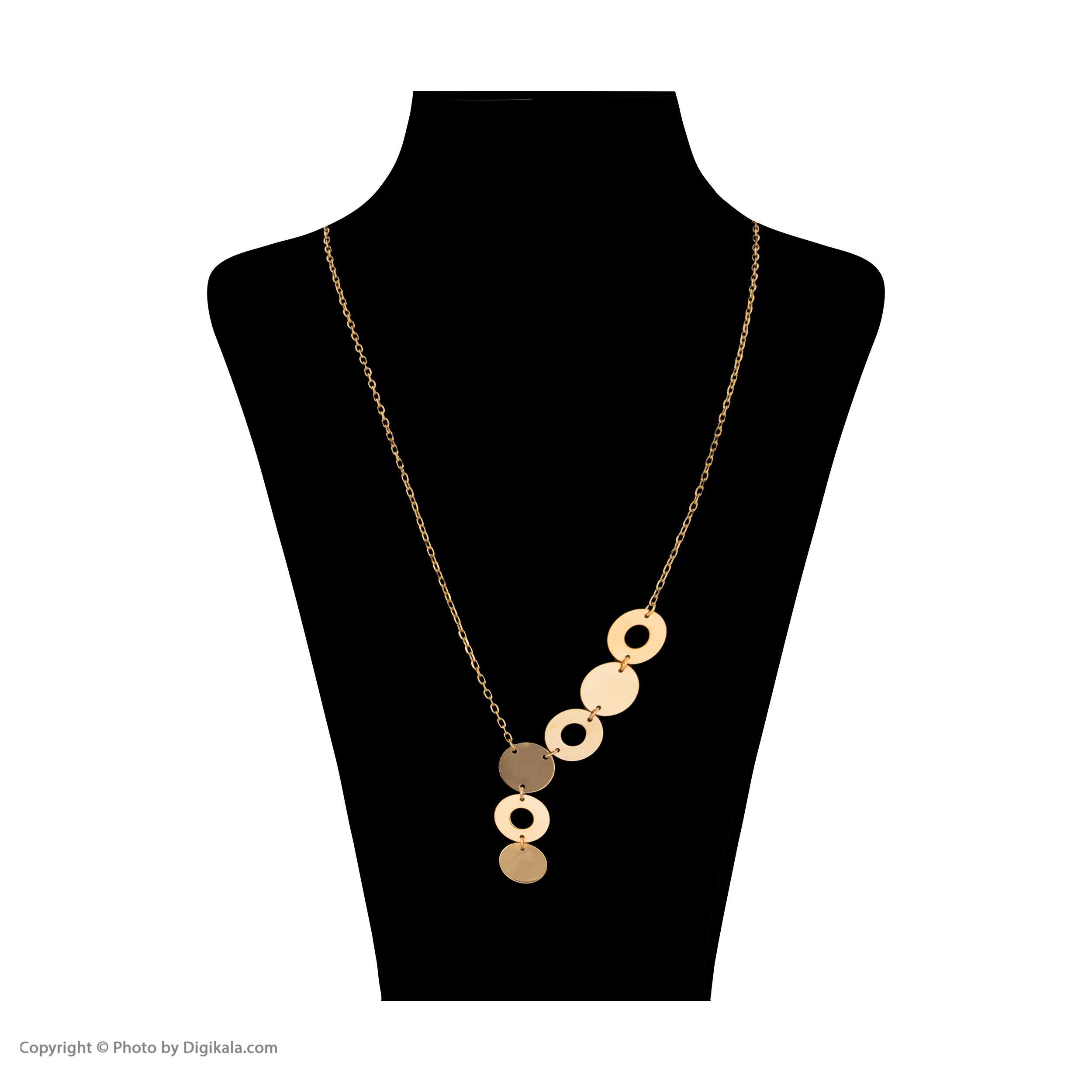 نیم ست طلا 18 عیار زنانه مدل G623