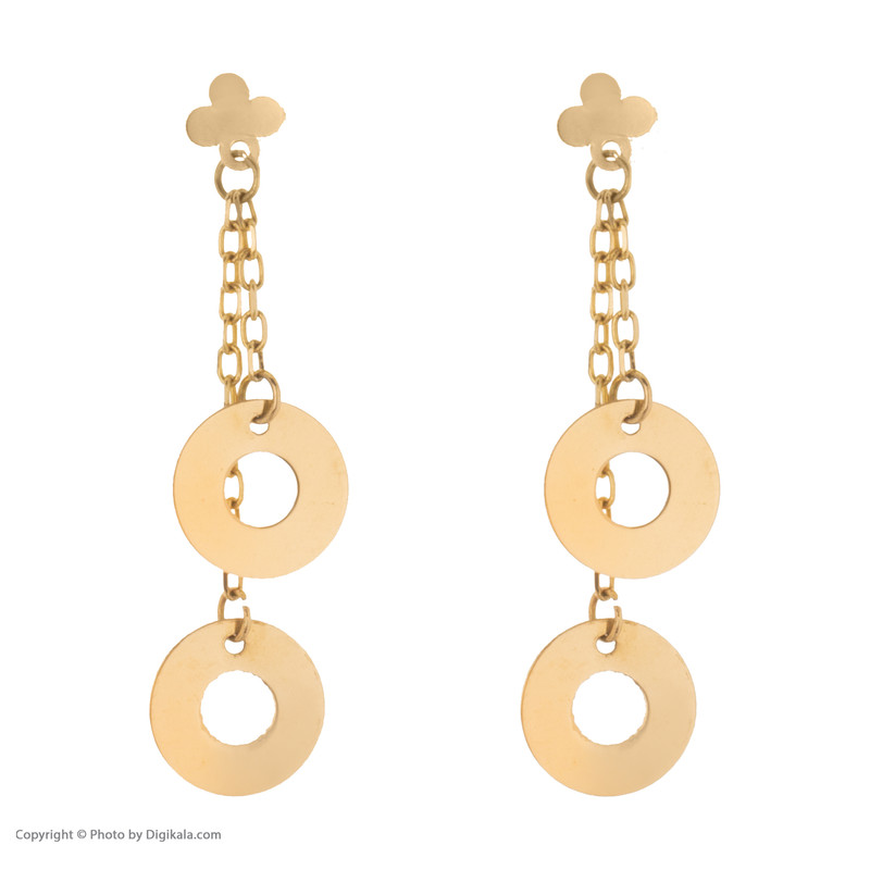 نیم ست طلا 18 عیار زنانه مدل G623