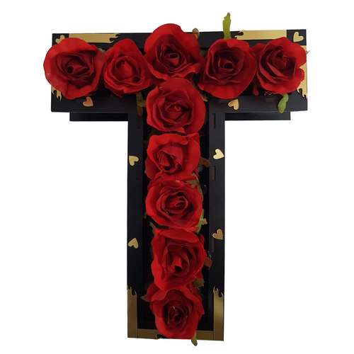 استند گل مصنوعی طرح T کد plk7118