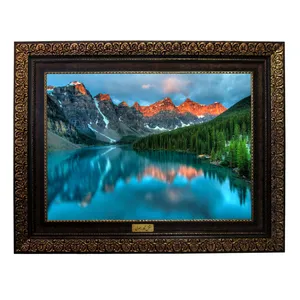 تابلو فرش ماشینی نقش نگار رضوی طرح منظره کد 115P