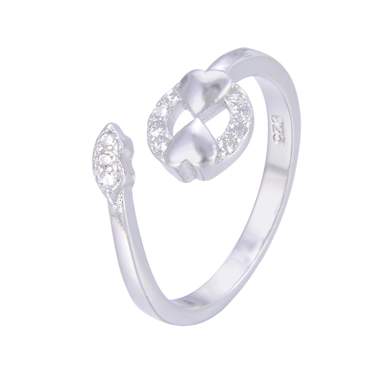 بند انگشتی نقره زنانه شهر جواهر کد SJ-YR002