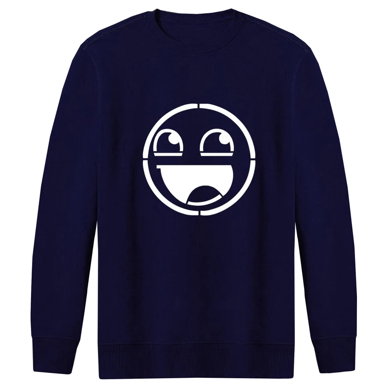 سویشرت مردانه طرح خنده کد F170