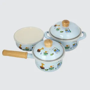 سرویس پخت و پز 5 پارچه کودک فوجی هورو مدل زرافه کد AB-3P