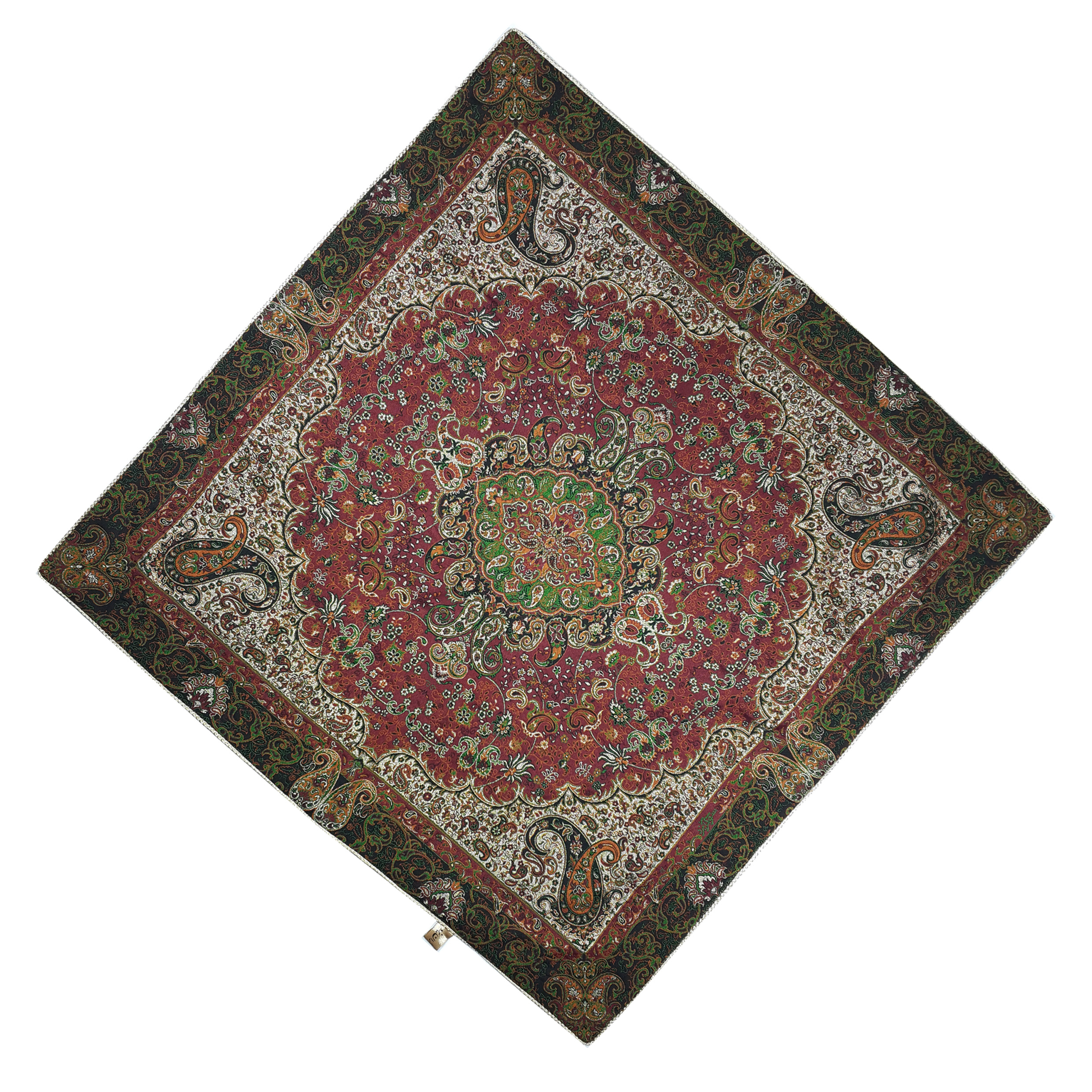 ست 5 تکه رومیزی ترمه شوکران یزد مدل چهل ستون کد ZRSH4-4