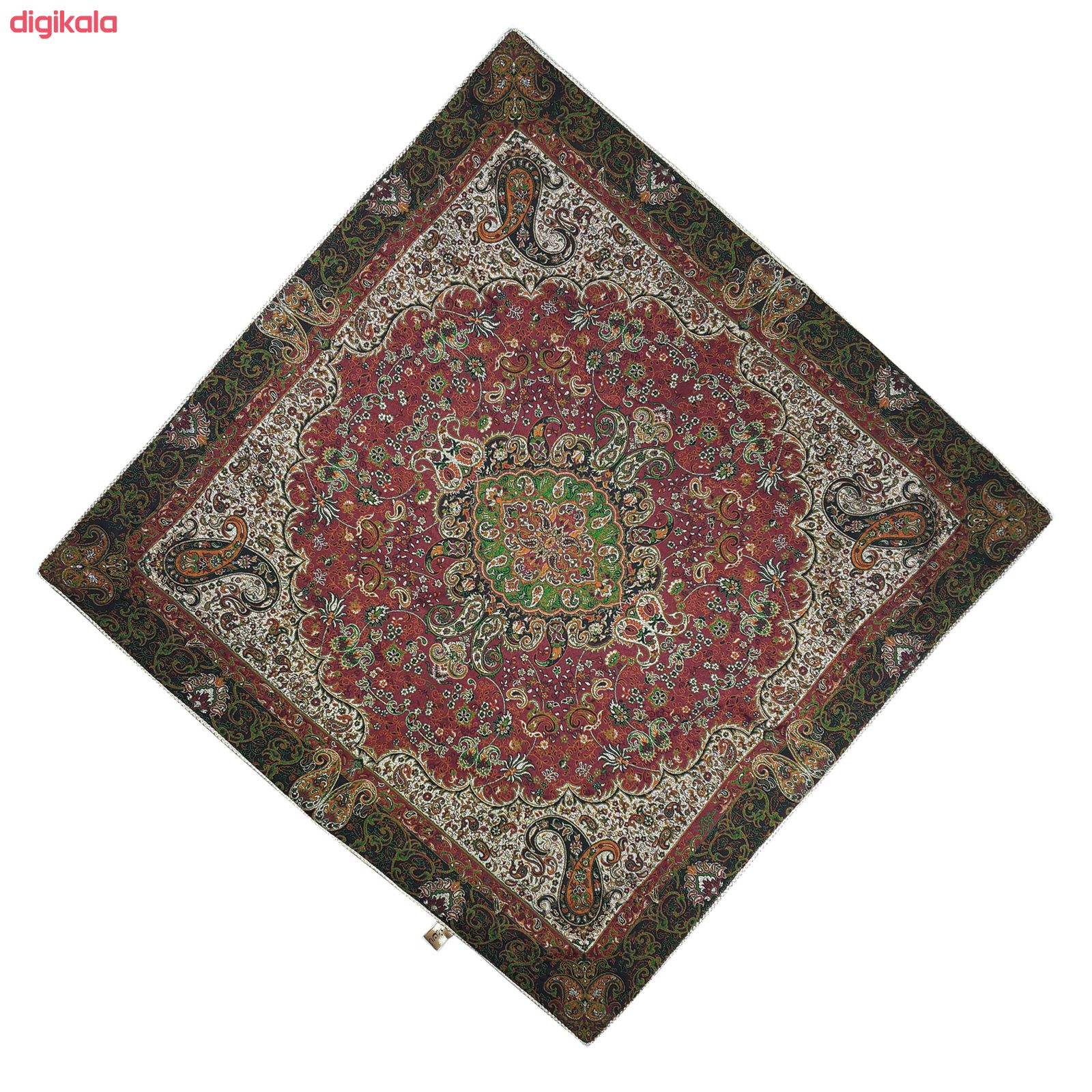 ست 5 تکه رومیزی ترمه شوکران یزد مدل چهل ستون کد ZRSH4-4