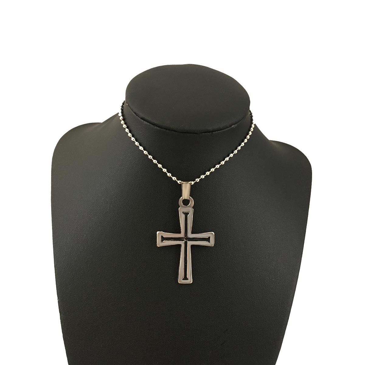 گردنبند مردانه طرح صلیب کد g97