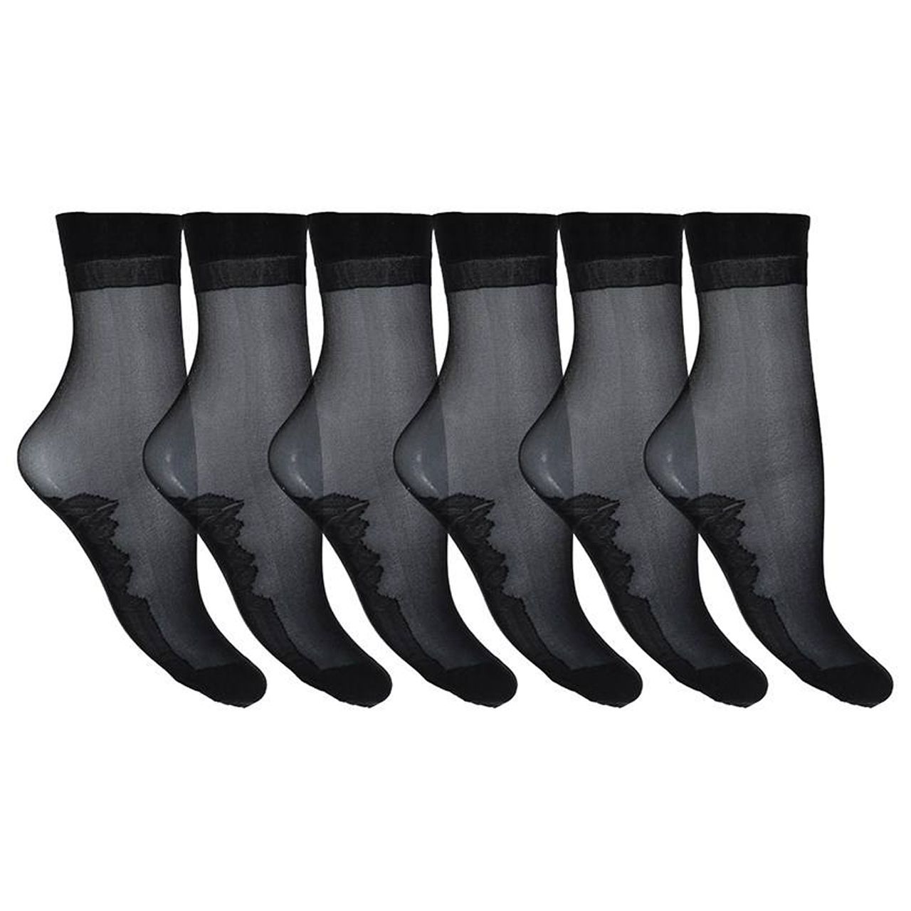 جوراب زنانه کد 005 بسته 6 عددی -  - 1