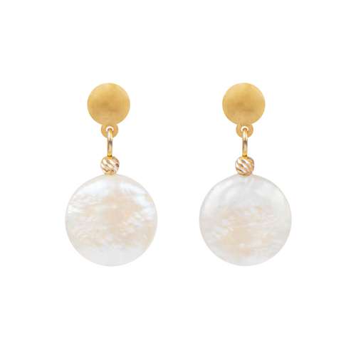 گوشواره طلا 18 عیار زنانه ریسه گالری کد P3015