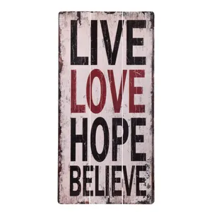 دیوارکوب مدل Live Love Hope کد 5576