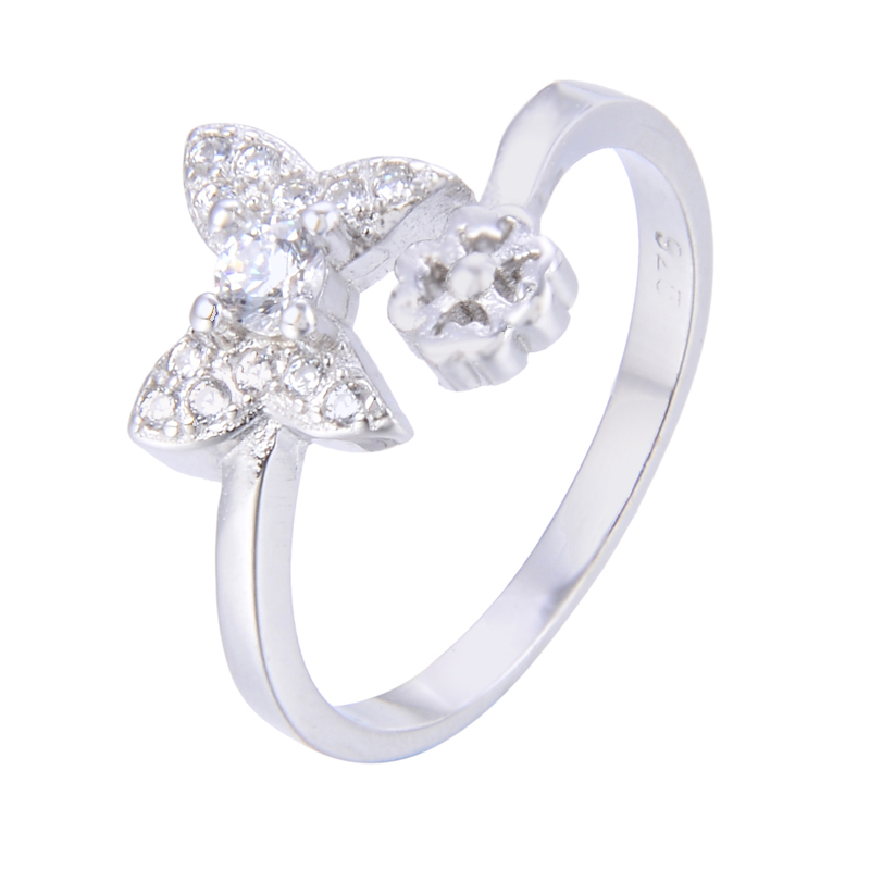 بند انگشتی نقره زنانه شهر جواهر کد SJ-YR007