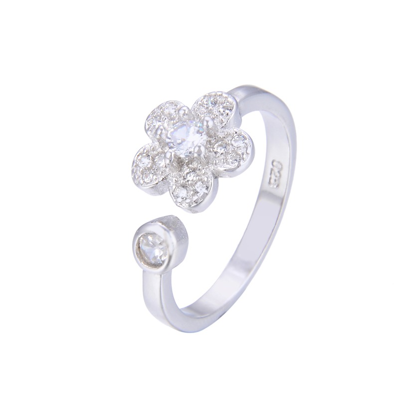 بند انگشتی نقره زنانه شهر جواهر کد SJ-YR008