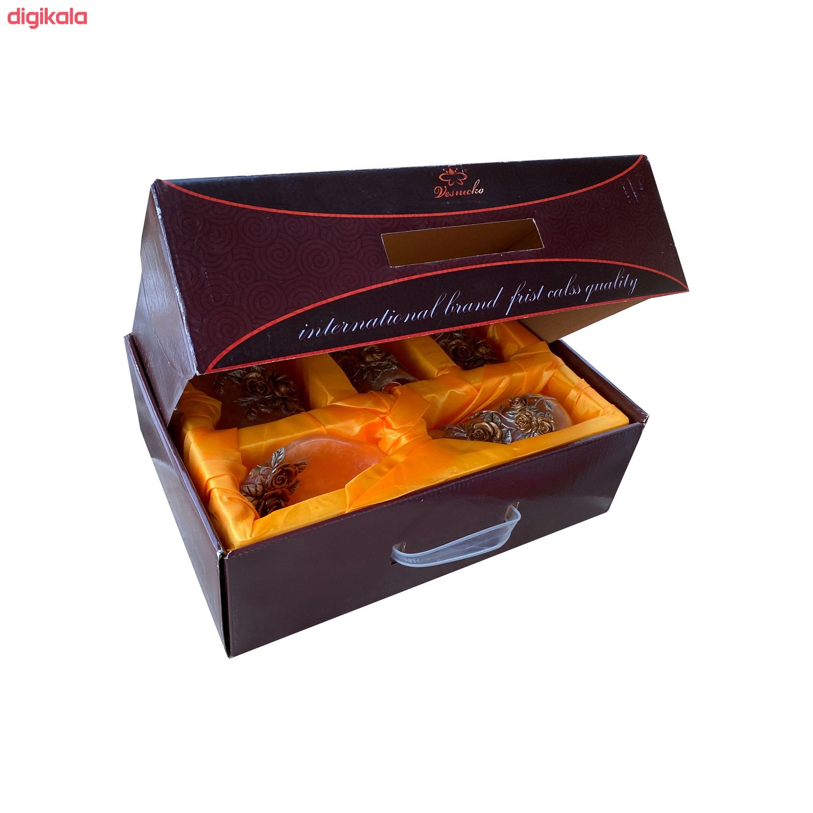 ست سرویس بهداشتی 5 تکه وسنیکو طرح گل main 1 6