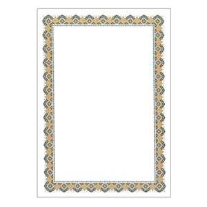 کاغذ تذهیب A4 مدل ابر و باد کد H-222-1 بسته 10 عددی