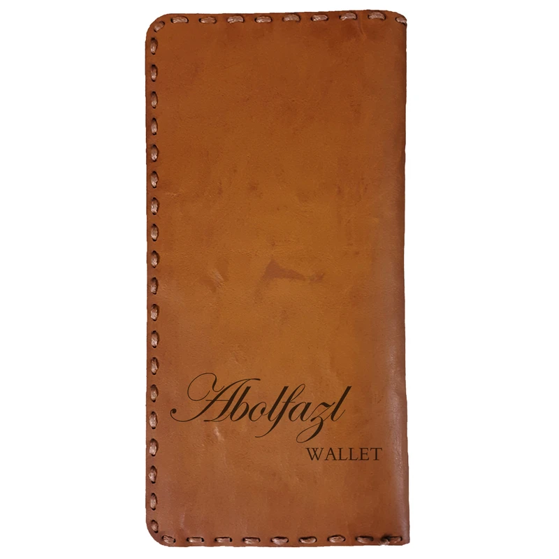 کیف پول مردانه طرح اسم ابوالفضل مدل A64